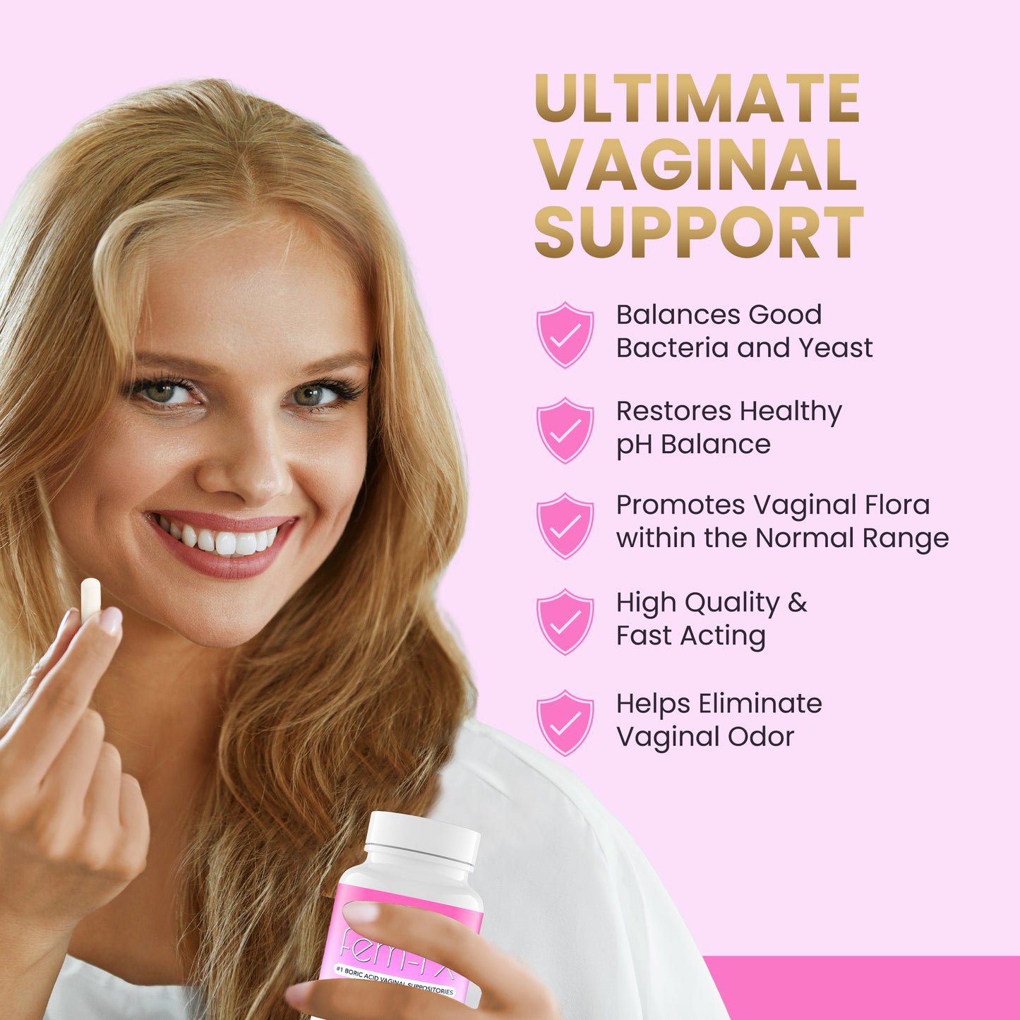 Fem Rx - Boric Acid Suppositories