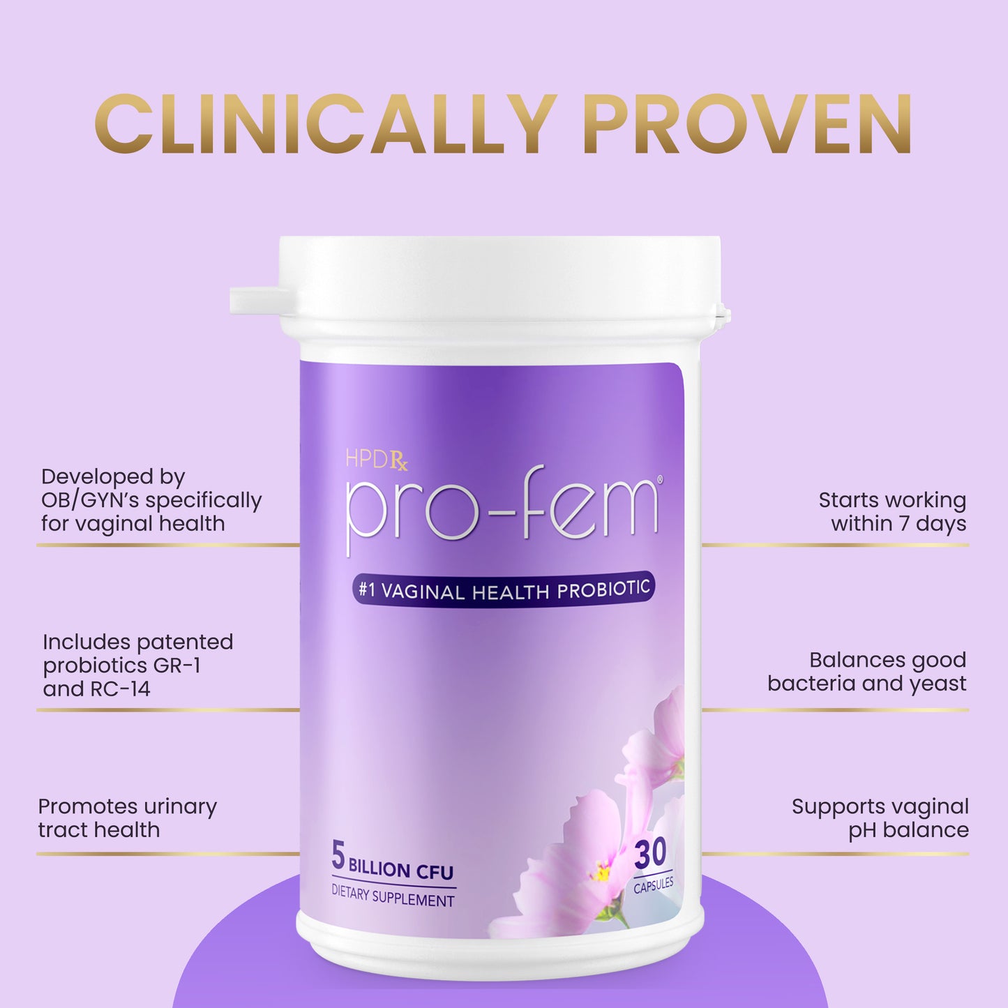 Pro-Fem Vaginal Health Probiotic