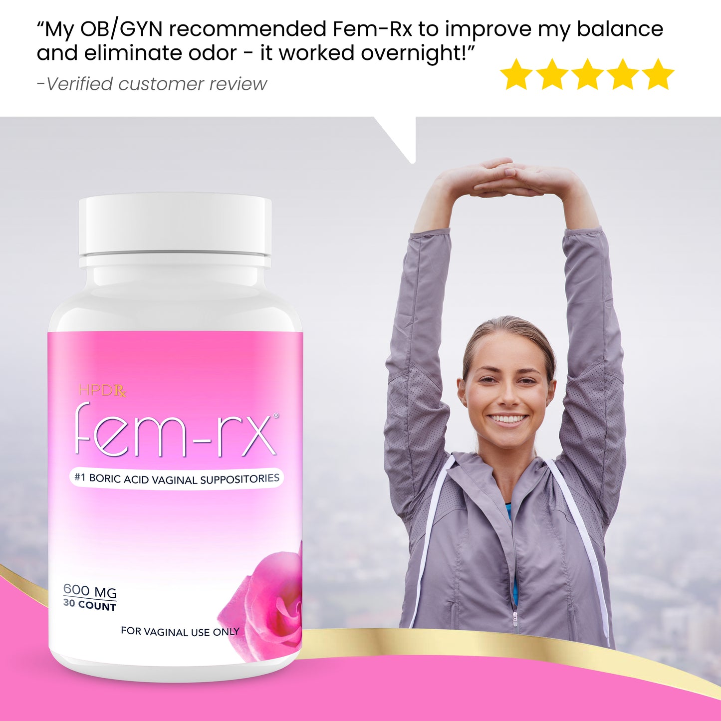 Fem Rx - Boric Acid Suppositories